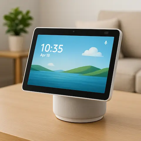 Amazon Echo Show 10 smart display with rotating screen and Alexa